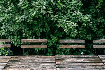 비오는 날 카페