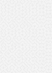 Abstract Geometric Pattern generative computational art illustration