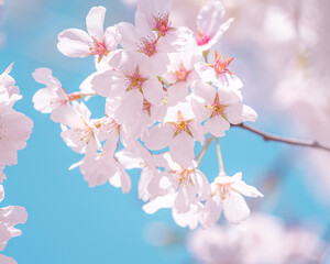 Fototapeta na wymiar 봄에 만날 수 있는 벚꽃