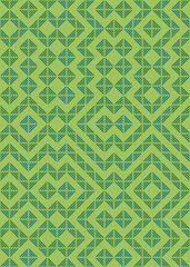 Abstract Geometric Pattern generative computational art illustration