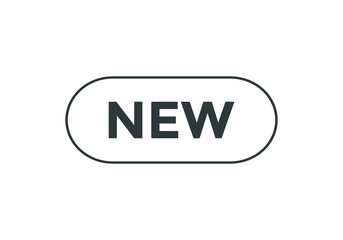 Obraz premium new text button. sign icon label new. web button template 