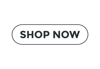 shop now text sign. web button template shop now. rectangle stroke black color - obrazy, fototapety, plakaty