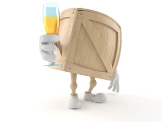 Crate character toasting