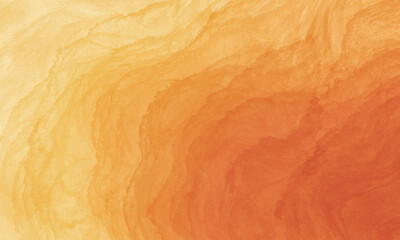 Abstract watercolor paint background by orange color with liquid fluid texture for background, banner