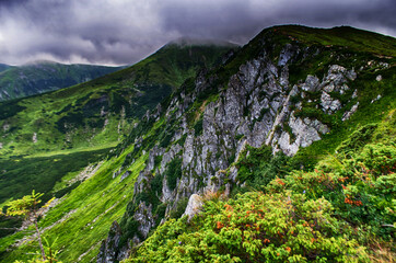 Obraz premium Mountains are a great trekking holiday