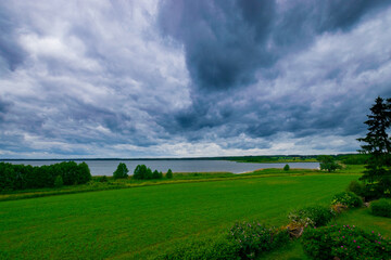 clouds over the lake (Brandenburg, Germany)
