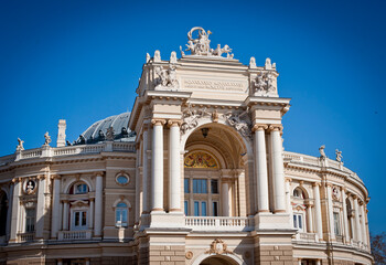 the city of Odessa in Ukraine black sea coast in odessa