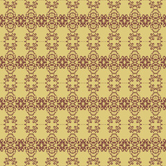 Abstract seamless pattern with various shapes. Geometric pattern for fabric. Textile background.