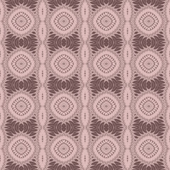 Abstract geometric mosaic seamless pattern. Kaleidoscopic background for trendy textiles. Design for fabric, wallpaper, paper, cover, weaving, packaging, tiles, ceramics.