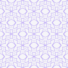 Naklejka premium Abstract seamless pattern with various shapes. Geometric pattern for fabric. Textile background.