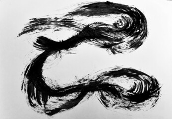 brush paint and drawing graphics. brushstrokes ink grunge hand-drawn. art ink set the texture. abstract line splatter isolated. isolated grunge splash artistic. illustration graphic acrylic ink.