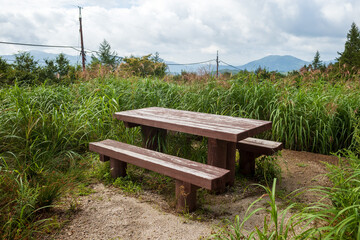 Fototapeta premium 日本の岡山県鏡野町の高清水トレイルの美しい風景