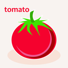 red tomato illustration