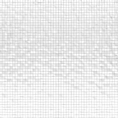 White cubes structure. Abstract futuristic background.