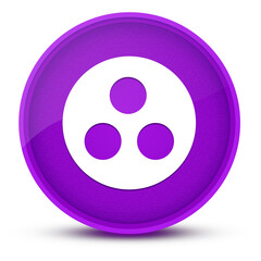 Fototapeta premium Group work luxurious glossy purple round button abstract