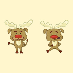 Christmas reindeer cute
