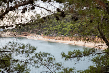 costa vista dall'alto