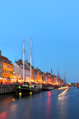 Nyhavn canal in Copenhagen, Denmark