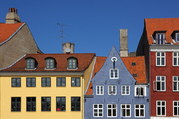 Fototapeta na wymiar Traditional architecture in Copenhagen, Denmark