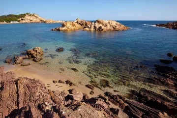 Foto op Plexiglas Cala Pregonda, Menorca Eiland, Spanje Cala Pregonda, Menorca, Balearen, Spanje
