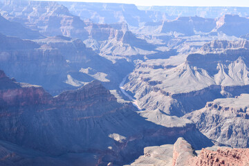 The Grand Canyon is living evidence of the power of water over a period of time. 