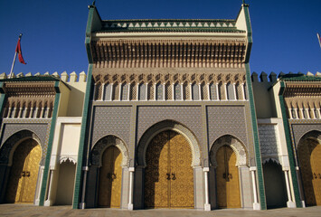 Main gate of the Royal Palace, Fes, Morocco