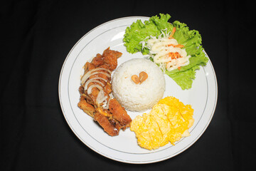 delicious restaurant food ready to serve