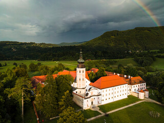 Cistercian Monastery Kostanjevica na Krki, Castle Kostanjevica, Slovenia