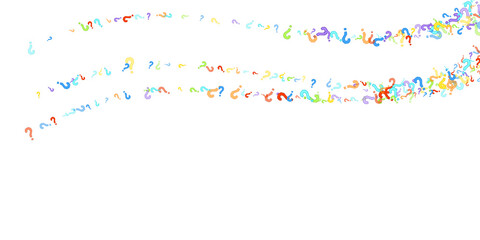 Question marks Quiz doubt survey faq public poll.