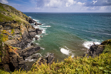 Cliffs at Lizard Point, Cornwall, England