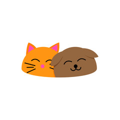 VET.  Cute cat and dog.