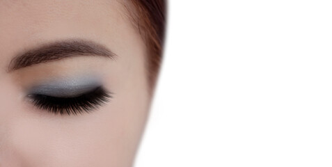 girl eyes beautiful eyelashes closeup