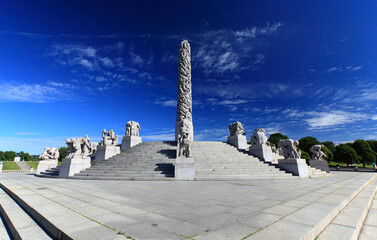 The monolith in Vigeland Sculpture Park, Frogner park, Oslo