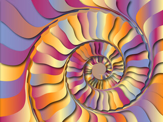 Gradient Wave Swirl