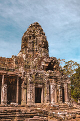 Ancient archaeological site in Angkor Wat Cambodia