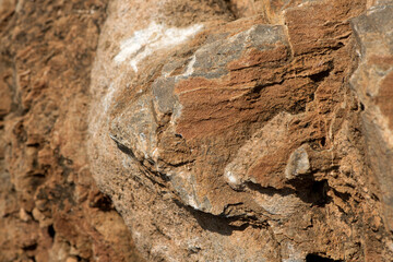 Stones texture and surface on nature background.