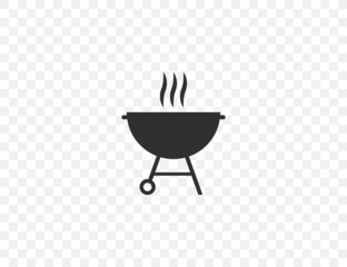 Barbecue, grill icon. Vector illustration. flat design.