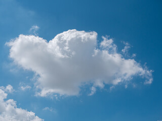 Naklejka na ściany i meble cloudy blue sky in sunny day. 