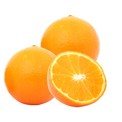 orange  on white