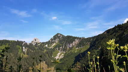 Einzigartige Berge und Natur Panorama Wandern Landschaft Weitsicht Himmel