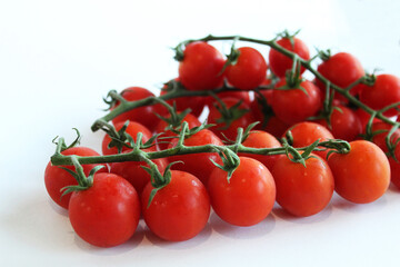 Cherry tomatoes on the vine