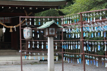 神社の風鈴