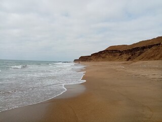 coastline on a cloudy summer's day