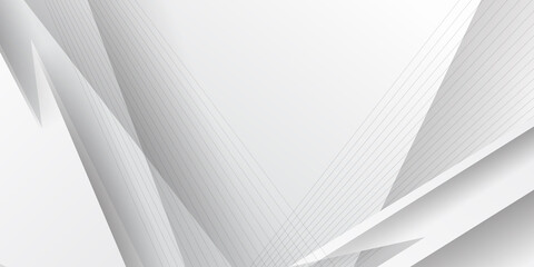 Abstract white square shape with futuristic concept background and wave shape elements
