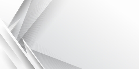 Abstract white square shape with futuristic concept background and wave shape elements