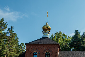 Church of St. Nicholas the Wonderworker on a sunny day.