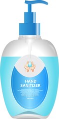 bottle of sanitizer