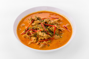 Panaeng curry with pork