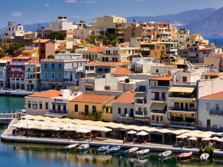 Fototapeta na wymiar Agios Nikolaos, Crete, Greece..