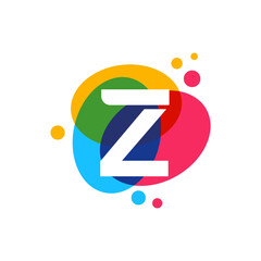Abstract z Initial logo designs, Colorful z initial logo designs vector.